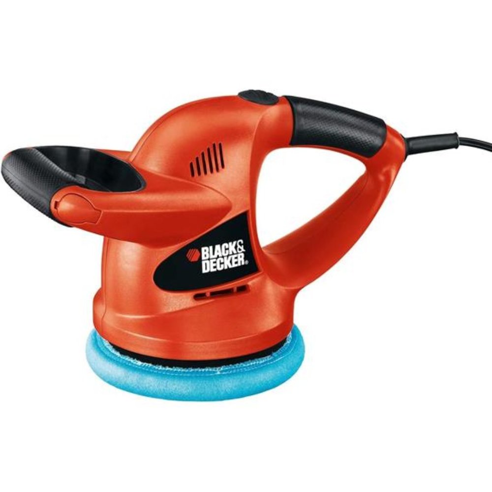 BLACK+DECKER Polisher, 6 inch, 2 Handle Grip, Swappable Wool or Foam Bonnets